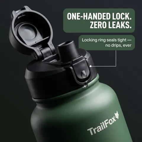 Generated close-up of the leakproof flip lid